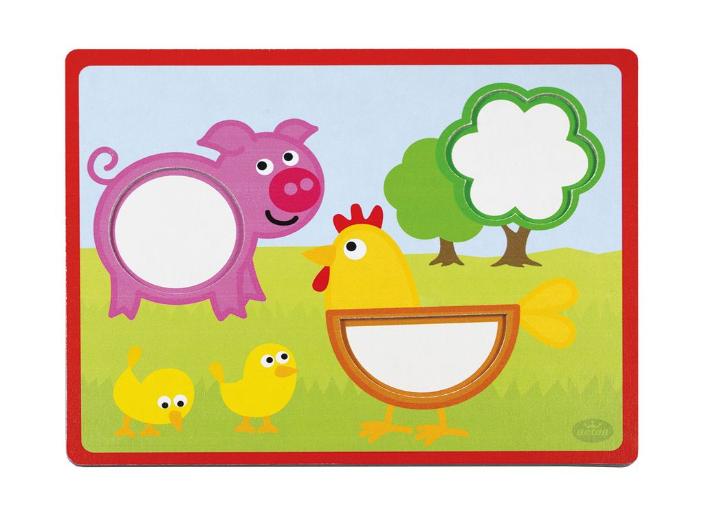 Detoa Vkládačka dřevěná v krabici 23x23x5cm 24m+ Obrázek produktu 4