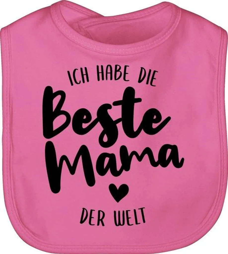 Bavoir rose bébé spécial fête des Mères - Protection repas taille unique