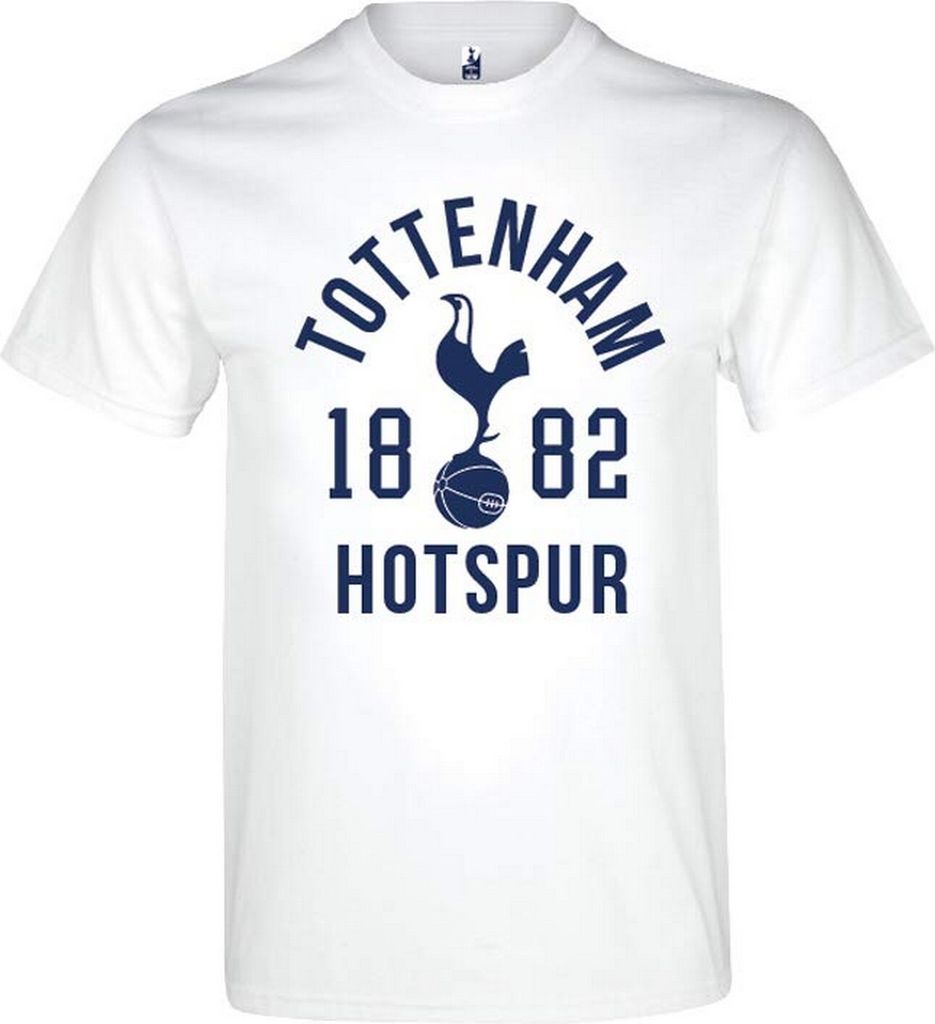 Tottenham Hotspur FC - "Established 1882" T-Shirt für Herren/Damen Uni BS4664 (XL) (Weiß)