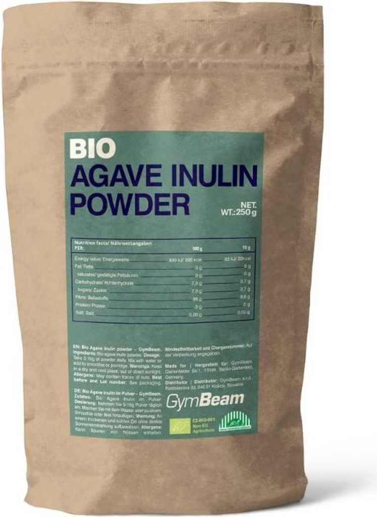 GymBeam - Agave Inulin-Pulver 250 g