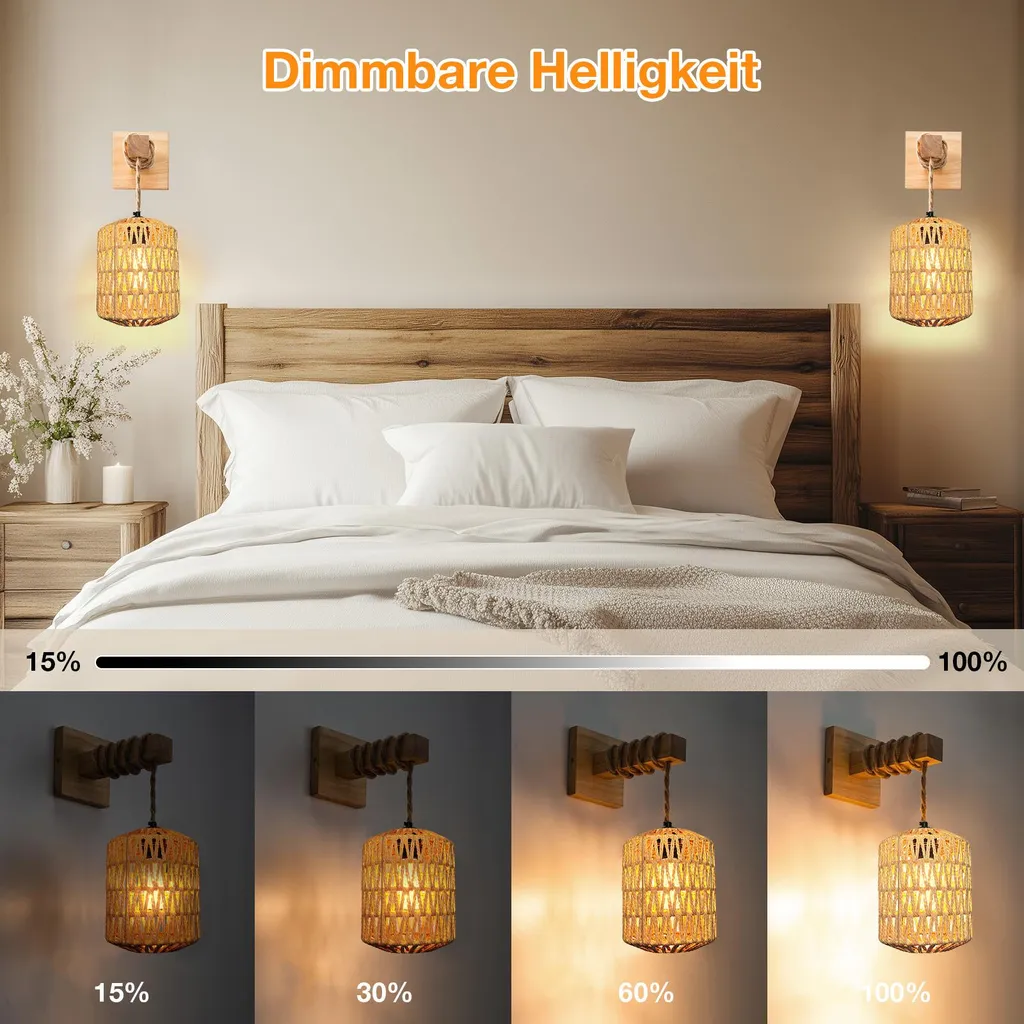 LED Luna lampada da parete moderna dimmerabile con telecomando Applique da Parete Luna lampada da notte lampada rotonda decorazione lampada ultra sottile paralume acrilico lampada da comodino,50cm