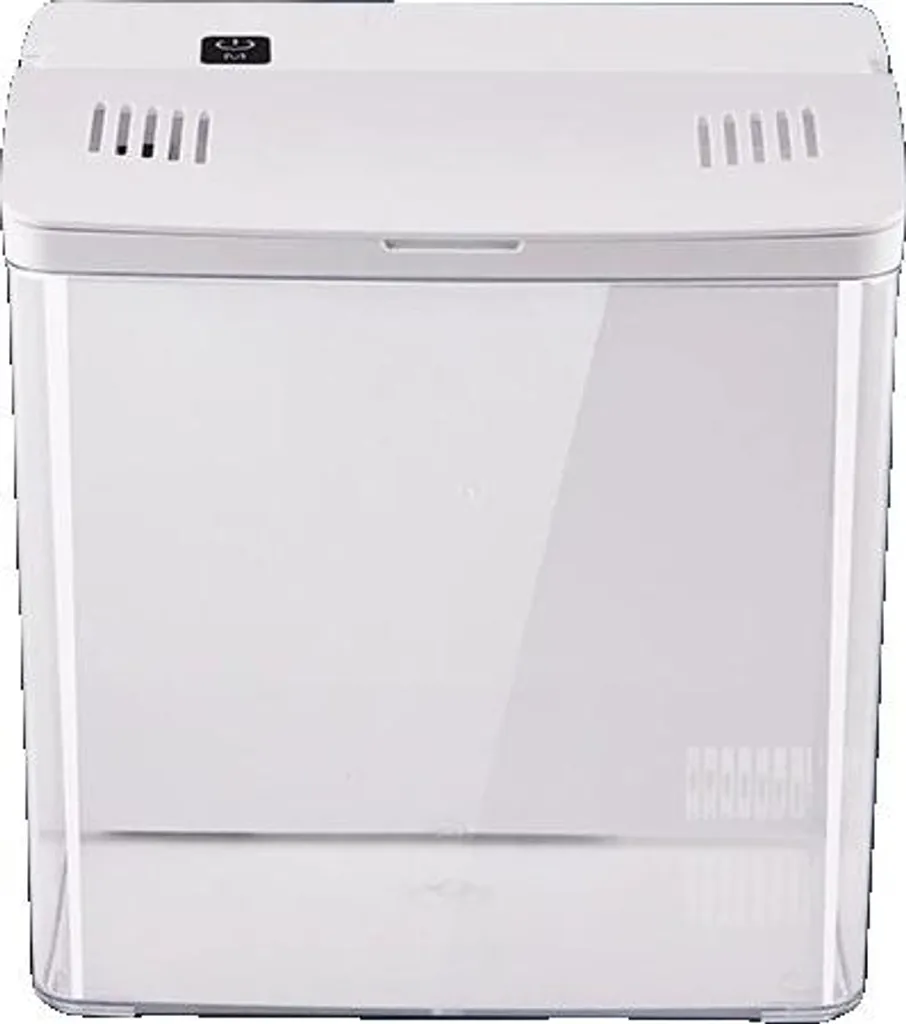 Aquarium Anti-Corvée avec Système de Filtration Autonome et LED Blanc