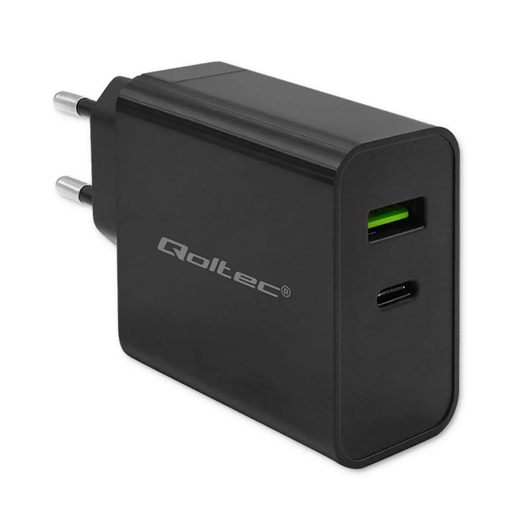 Chargeur 45W USB-C Qoltec 52378 : Fini les temps de charge trop longs