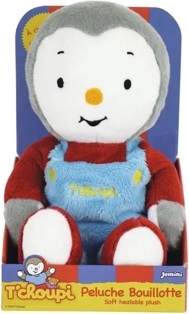 Peluche termico T'choupi, 21 cm, microperle di argilla, adatto al microonde, dai 3 anni in su