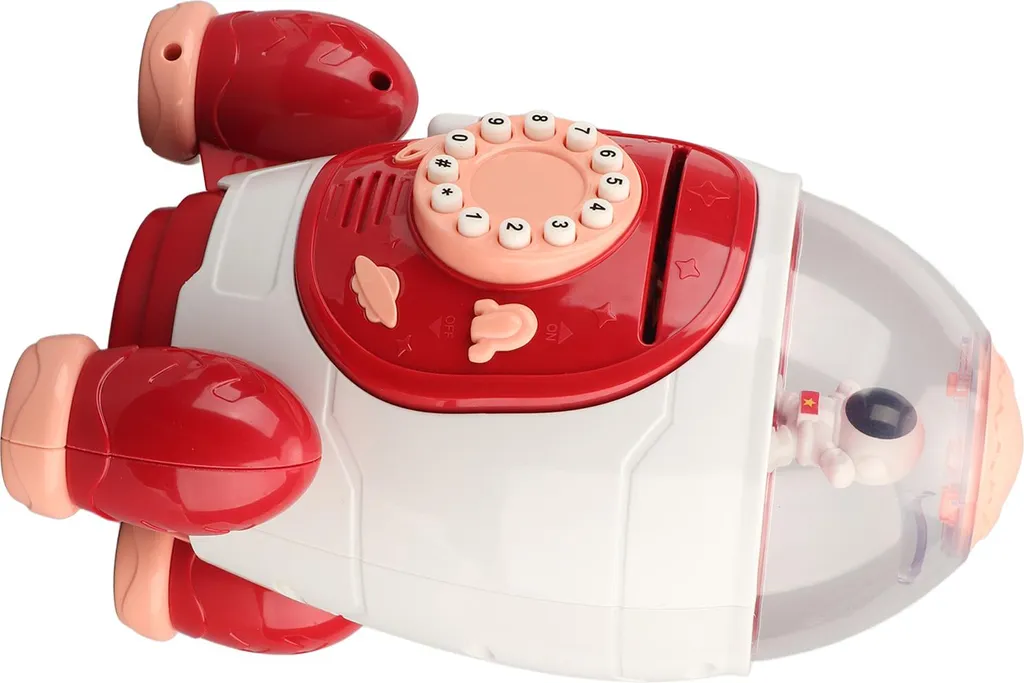 Tirelire coffre-fort enfant sécurisée rouge contre le vol avec code secret