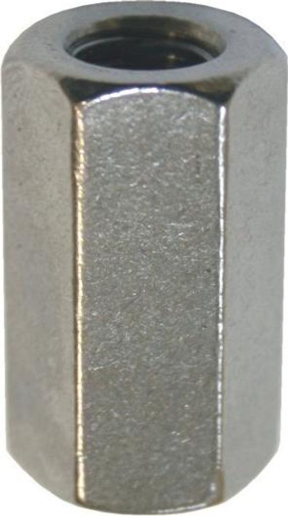 10 Stk. Langmuttern DIN 6334 M14 Edelstahl V2A