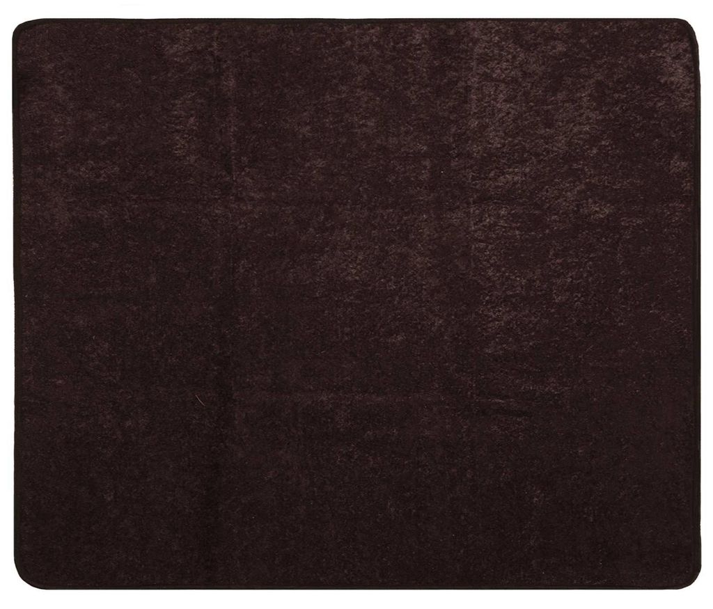 vidaXL Teppichläufer MARSA Anthrazit 100 x 80 cm Polyester und PVC