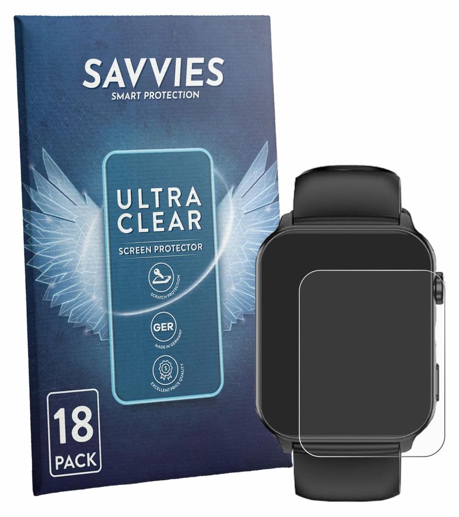 18x Für Baolubao R30MAX 1.91" Schutzfolie Savvies Produktbild 