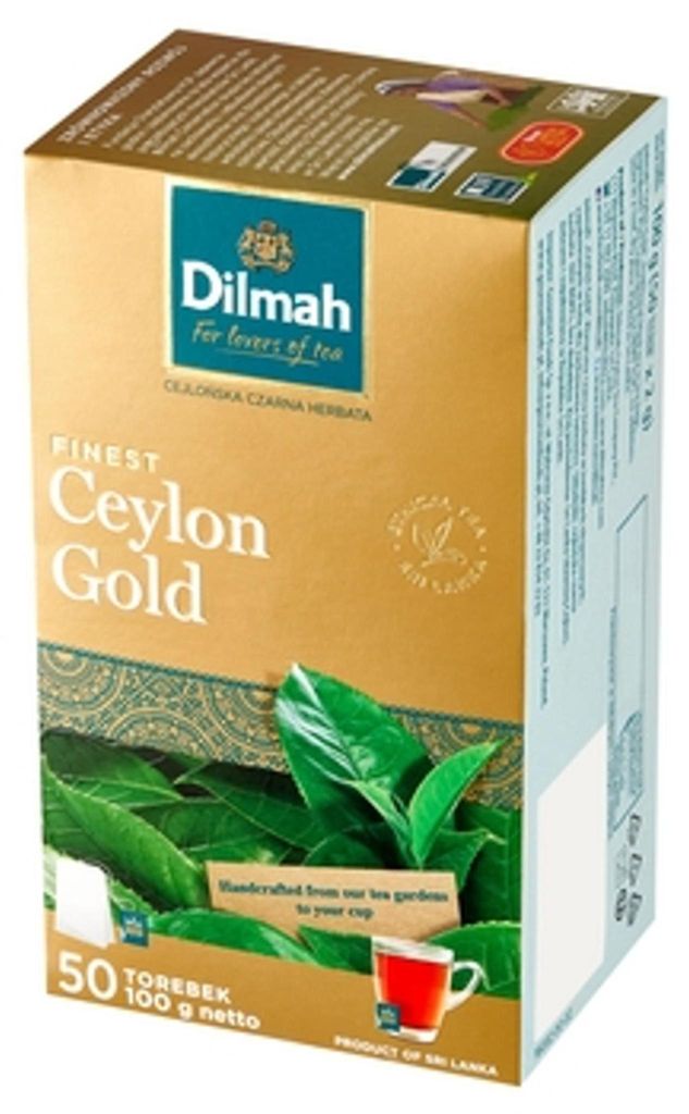 Dilmah Černý čaj Ceylon Gold 50 sáčků Obrázek produktu 
