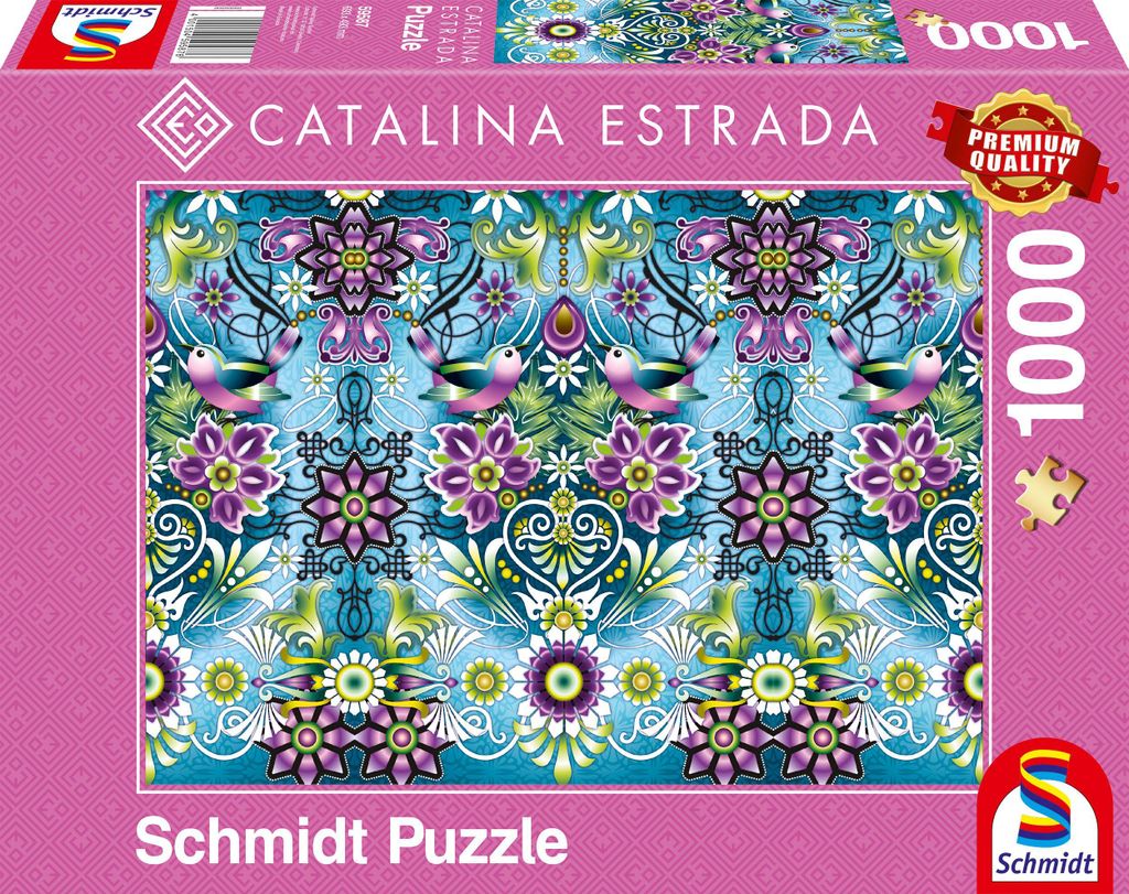 Schmidt Spiele Catalina Estrada Blauer Sperling, 1000 Produktbild 