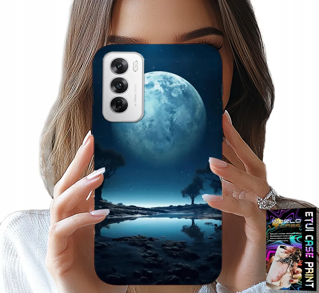 Cover Oppo Reno12 5G Luna & Lamina - Accessorio Fashion Antiurto