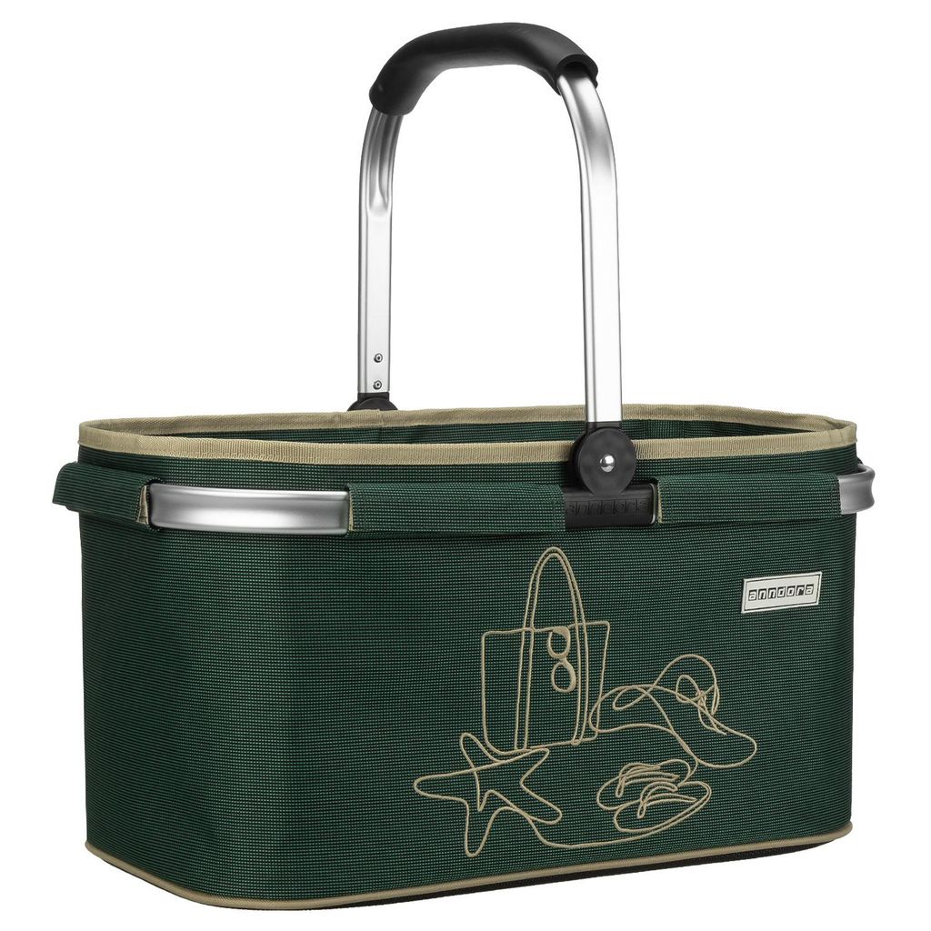 anndora Einkaufskorb 22 L mit Aluminiumrahmen & Produktbild 