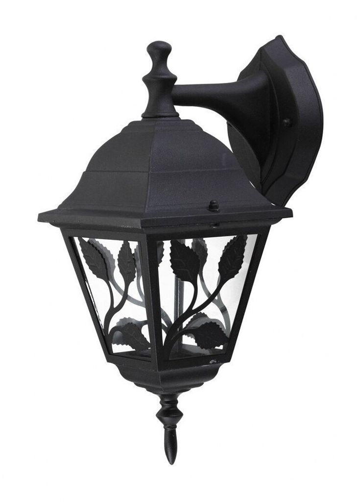 Rabalux 8243 Außenwandleuchte Haga, E27, schwarz, Klassisch, IP44, 34cm