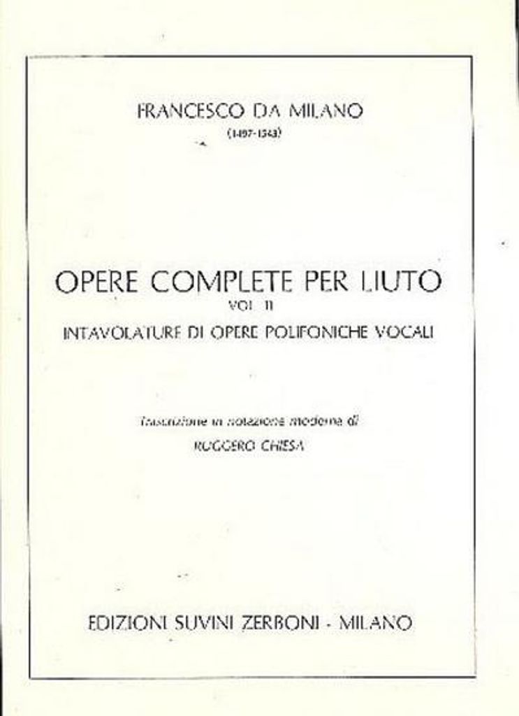 Opere complete vol.2per liuto