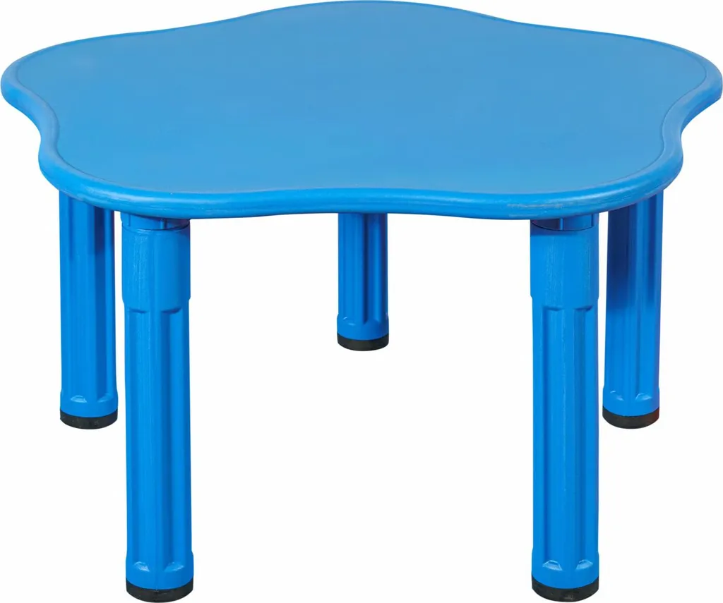 Tavolo per bambini King blu in plastica resistente | Offerta Outlet