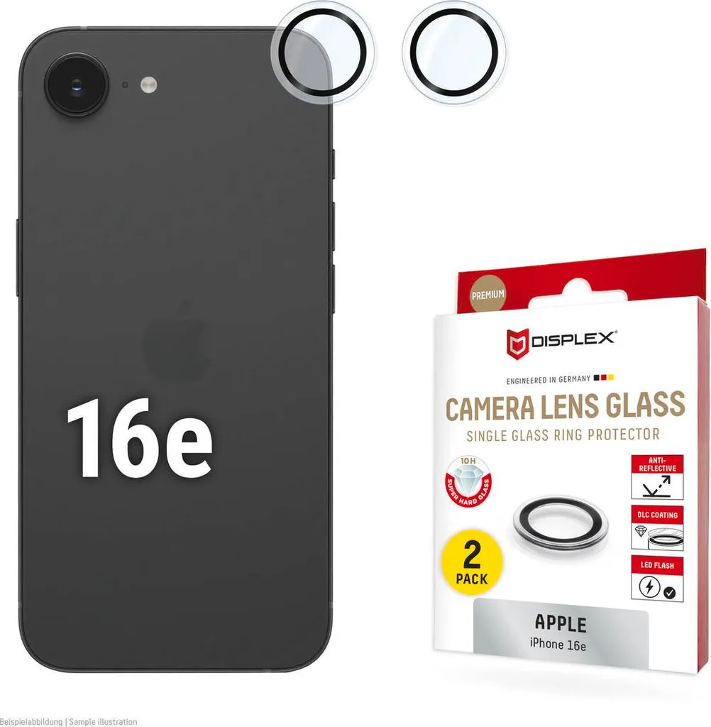 Protéger la Caméra iPhone avec Displex CamGlass Verre Trempé Intégral