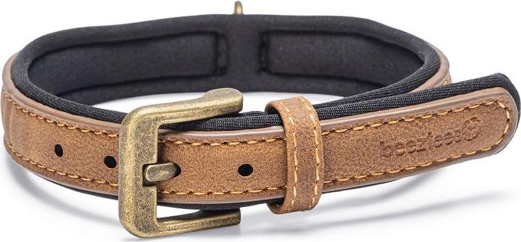 Beeztees Balacron Ax - Hundehalsband - Kunstleder - Braun - Produktbild 
