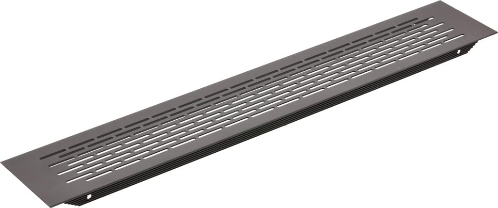 GTV Premium Lüftungsgitter W80 Schwarz Matt 80x480mm Produktbild 