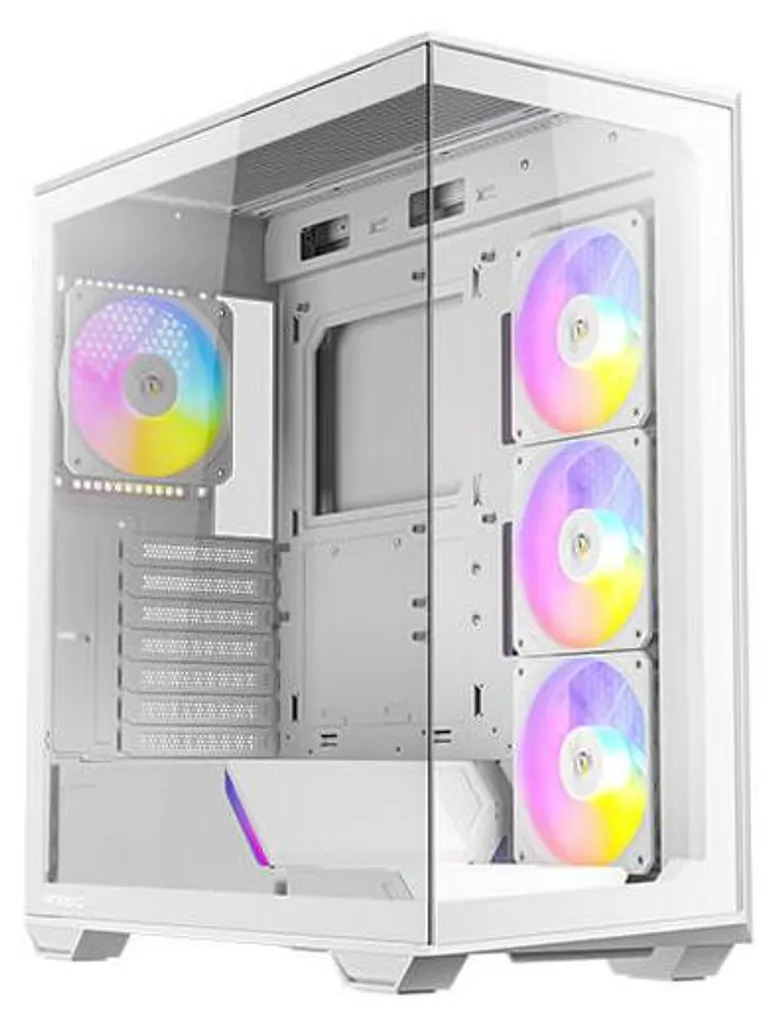 Boîtier PC avec Ventilation ARGB Antec C3 Blanc en Verre Trempé