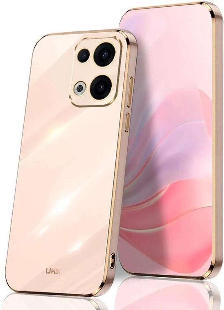 Coque silicone rose anti-rayure avec strass pour sécuriser smartphone 5G