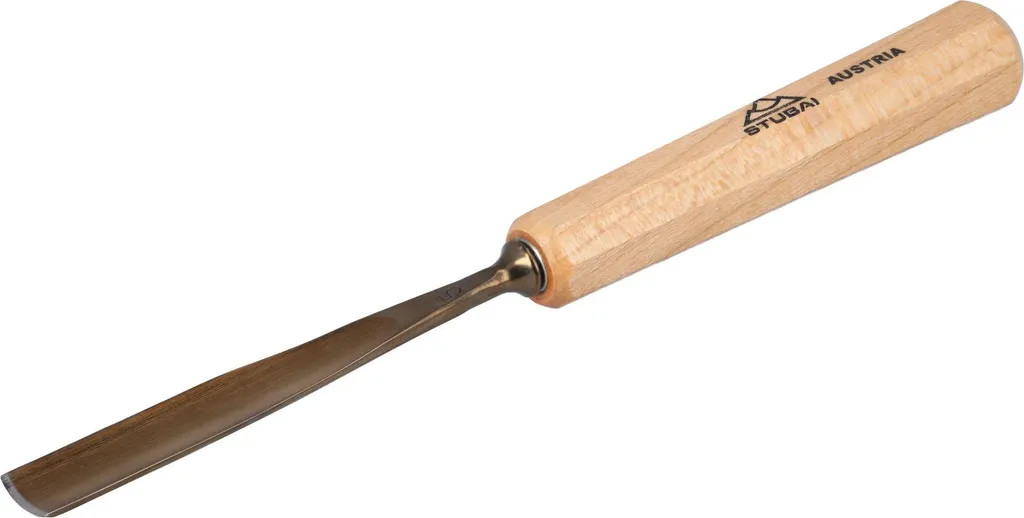 Sgorbia Stubai 14mm Serie 52 Forma 5 | Scalpello per Rosette e Battuta