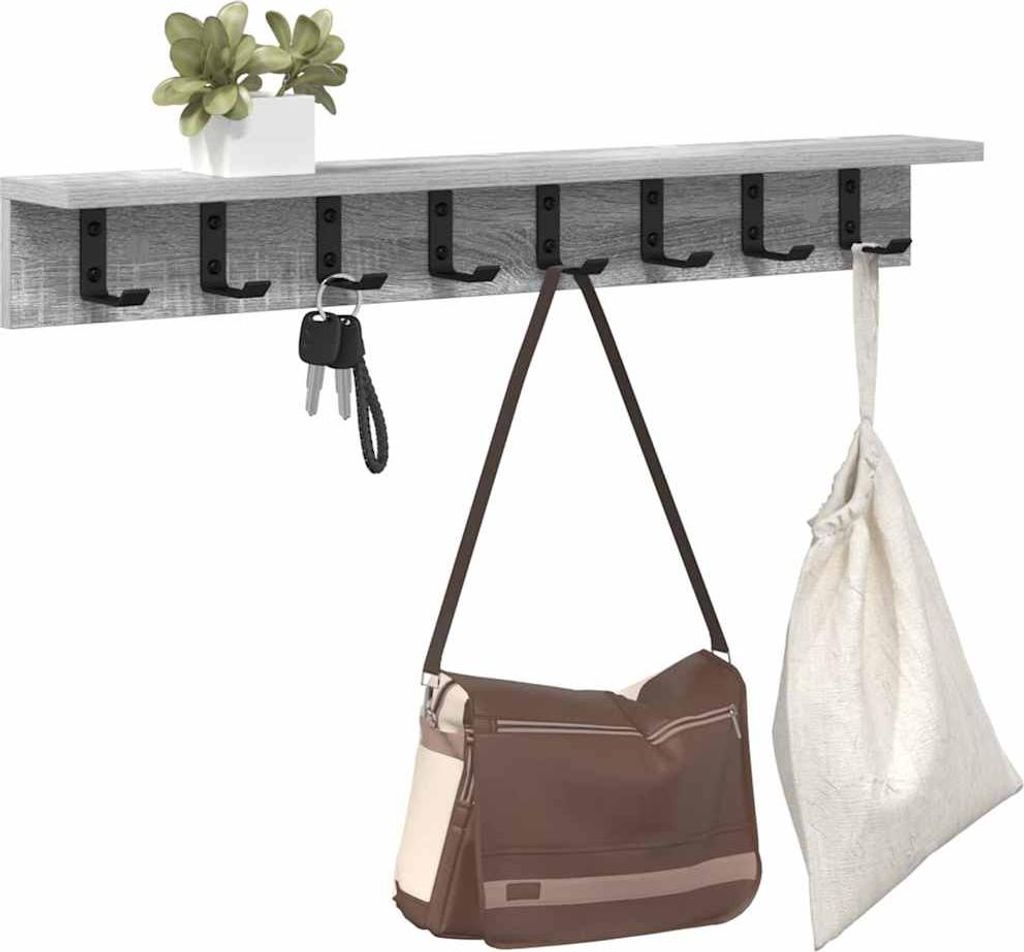 Wandmontierter nachttisch Graues Sonoma 80 x 10,5 x 10,5 cm