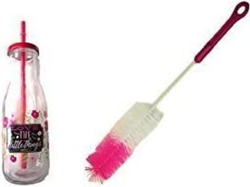 1 Stück _ Trinkflasche / Glas / Trinkglas - mit wiederverwendbarer Strohhalm u. Deckel - Trinkgläser / Trinkbecher als " Milchglas " - Kinder & E...