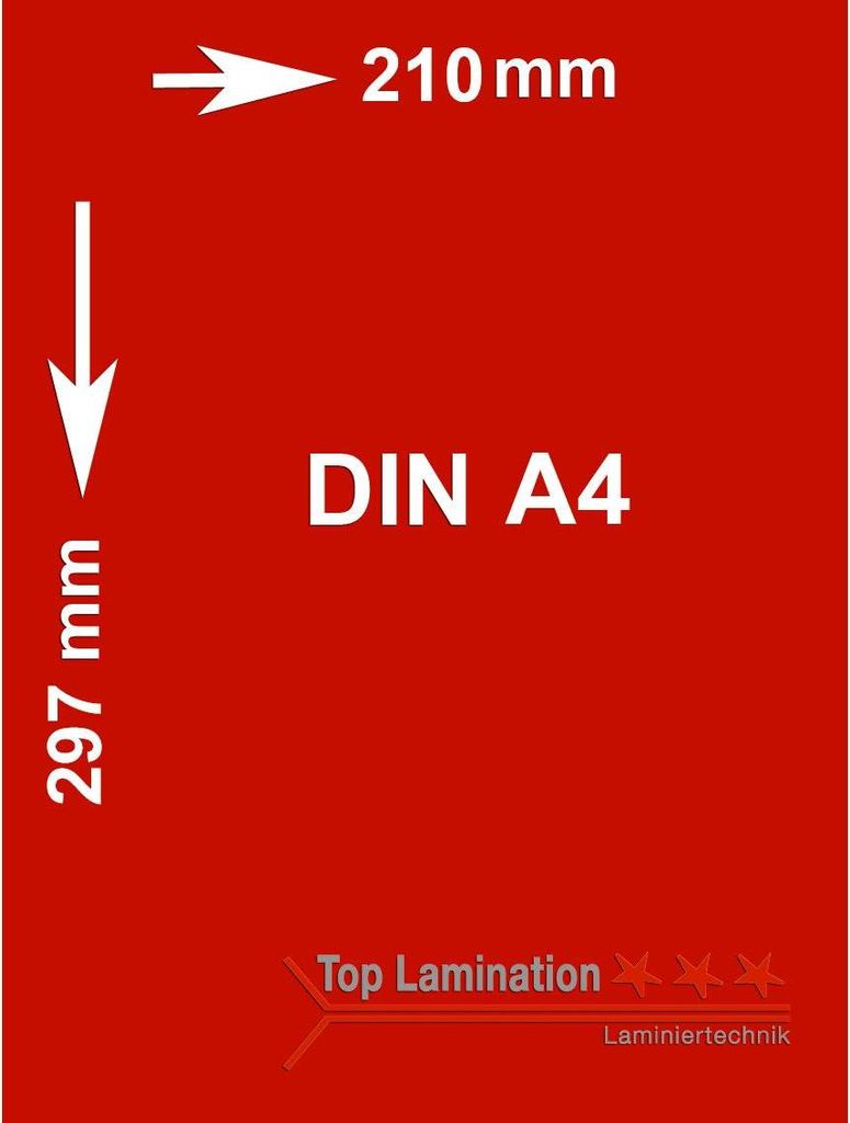 5 Blatt rot 170 g/m² A4 (210x297mm) Tonpapier bedruckbar Premium farbiges Papier