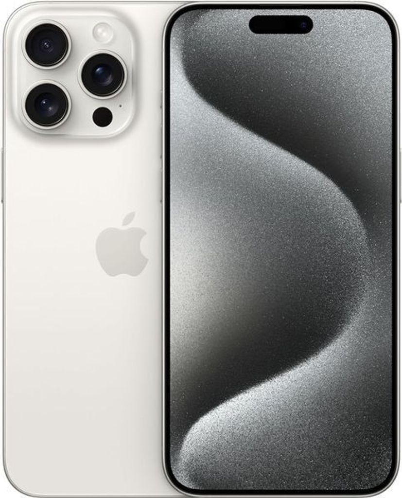 Apple iPhone 15 Pro, 128 GB, Titanium Weiß, 5G, EU, 15,5 cm Produktbild 