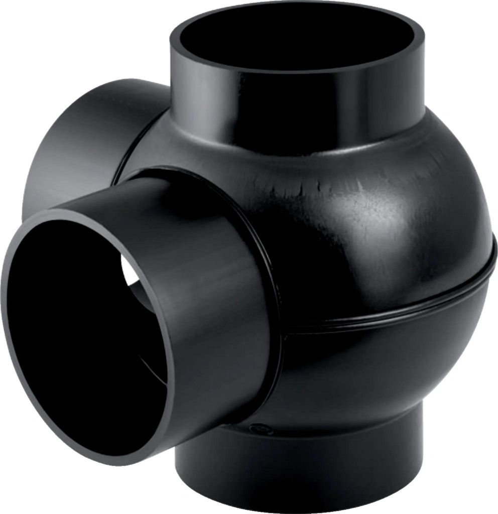 Geberit GE PE Doppel-Kugelabzweiger, 88,5/90 Gr., d 110/110mm, 367335, 1 Stk.