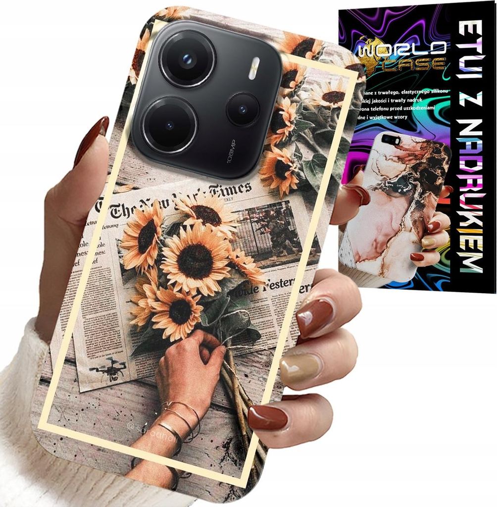 Hülle Für Xiaomi Note 14 4G - Florales Design Sonnenblume Sonnenblume