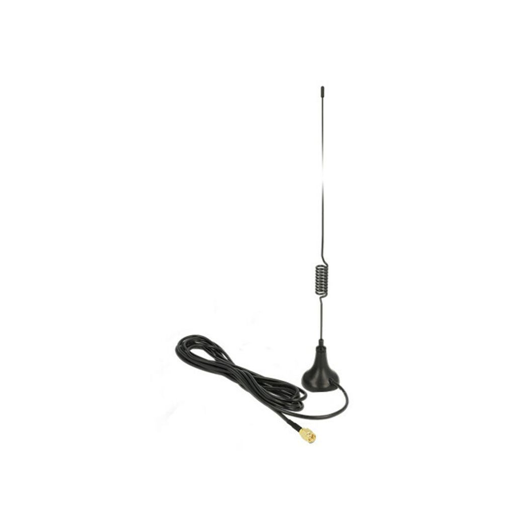 DeLOCK Antenne - Schwarz - 0 dBi - Omnidirektional - RP-SMA Produktbild 