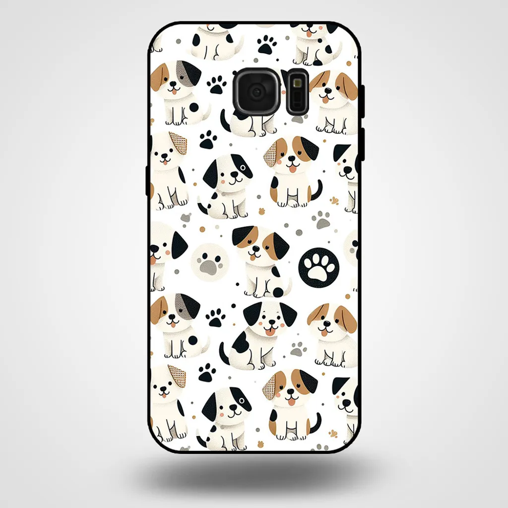 Custodia Samsung S7 Cani Smartphonica: Cover Posteriore TPU Anti-Urto