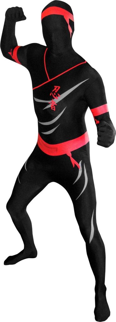 Ganzkörperkostüm Ninja Größe: XL