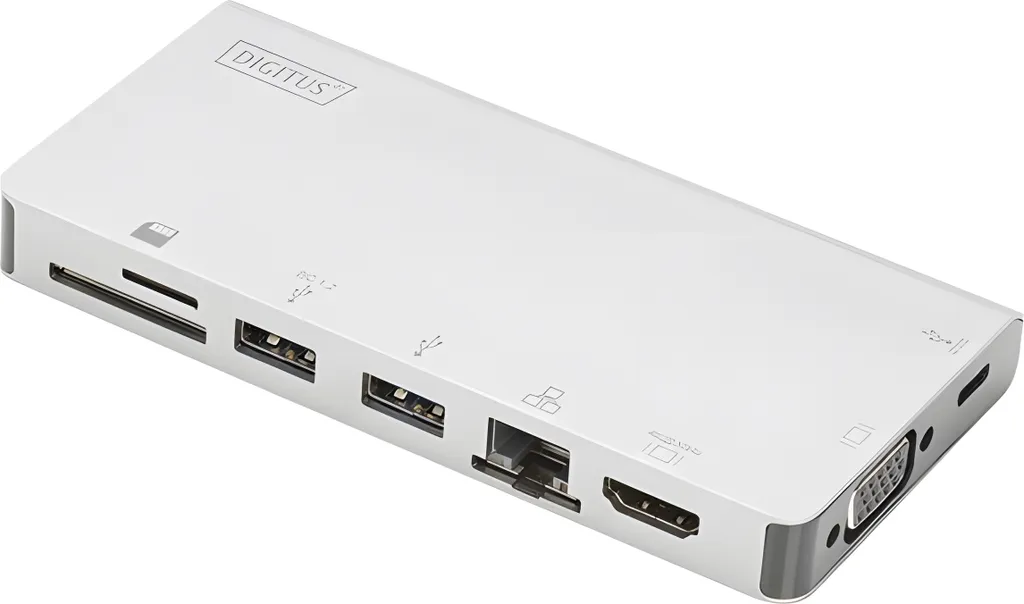Digitus DA-70866 Multiport Travel Dock: L'Accessorio USB-C per Digital Nomad