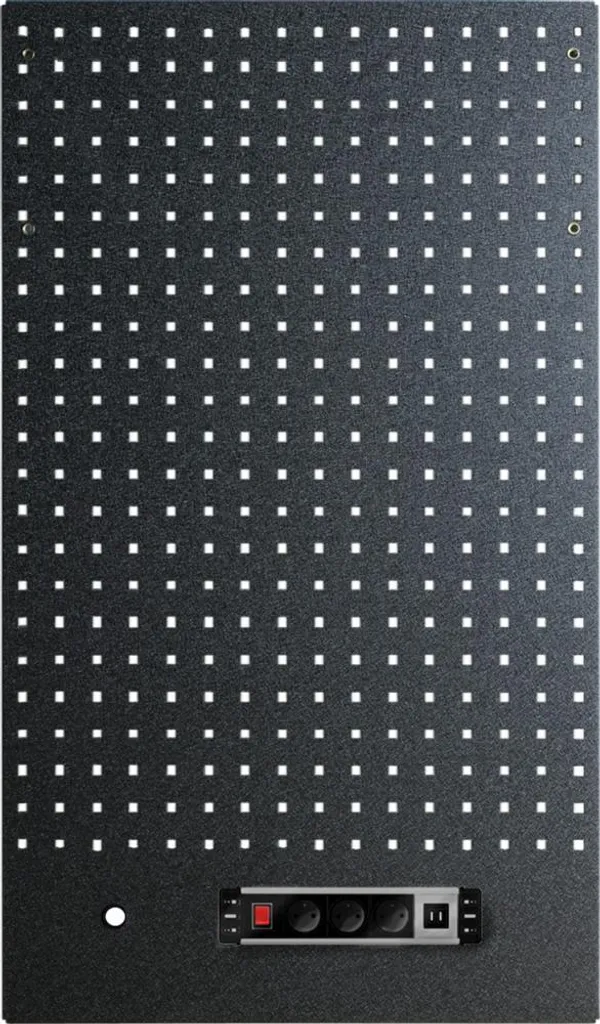 Panneau de rangement perforé VAR MO-52230 flexible avec prise électrique