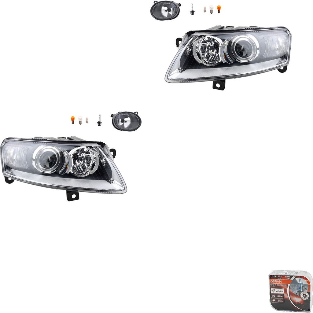 Johns, Scheinwerfer Osram Xenarc Night Breaker Laser passend für Audi A6 4F Xenon Nebel 4F0941029EA 4F0941029AK 4F0941029AE 4F0941029E 4F0941030EA...