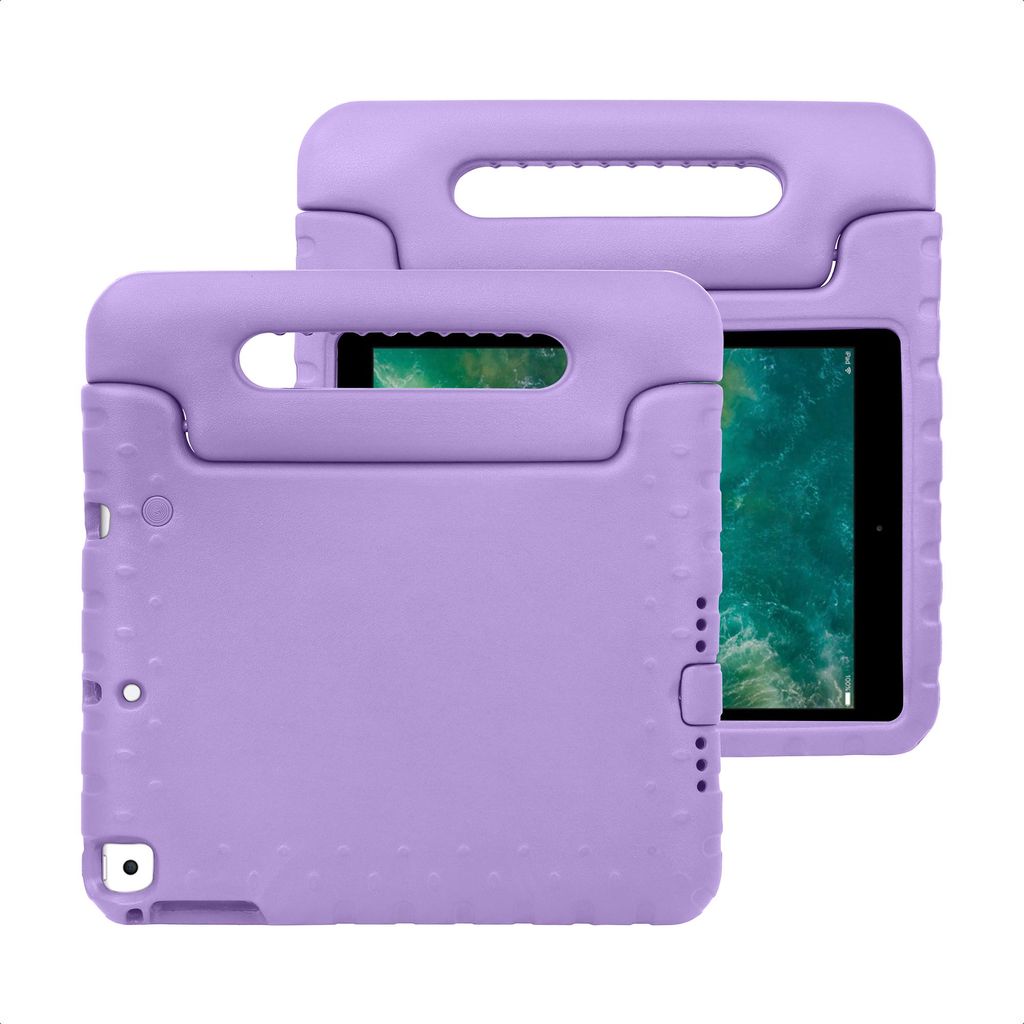 imoshion Schutzhülle mit Handgriff kindersicher iPad 6 (2018) 9.7 Zoll / iPad 5 (2017) 9.7 Zoll - Lila