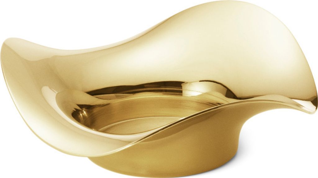 Georg Jensen - Cobra Stumpenkerzenhalter, gold