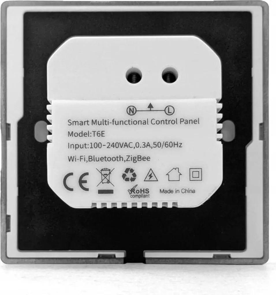Télécommande Centrale Tactile pour Éclairage et Chauffage Zigbee WiFi - 5