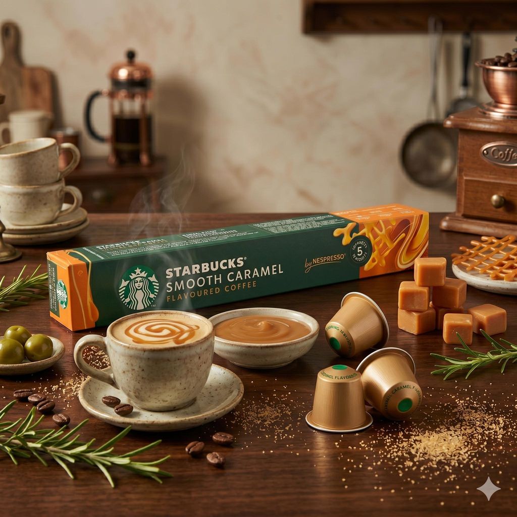 Starbucks Smooth Caramel Coffee 10 ks Immagine del prodotto 