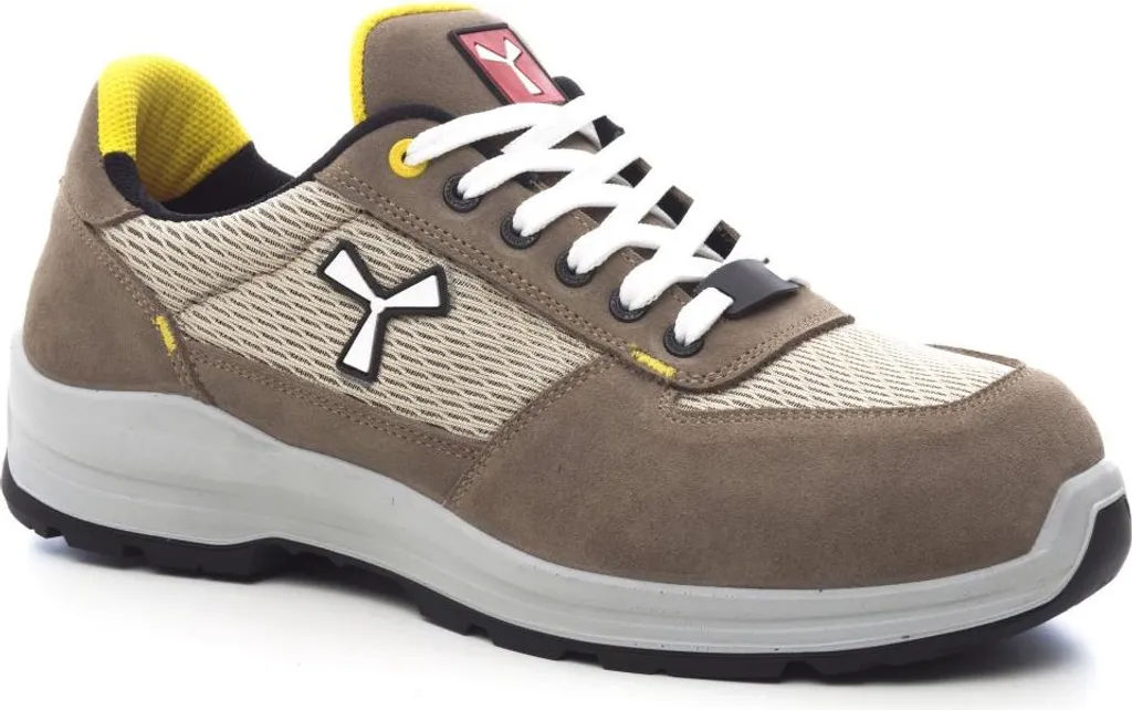 Baskets de sécurité basses Get Texforce Low S1P Payper Kaki Sable 42.5