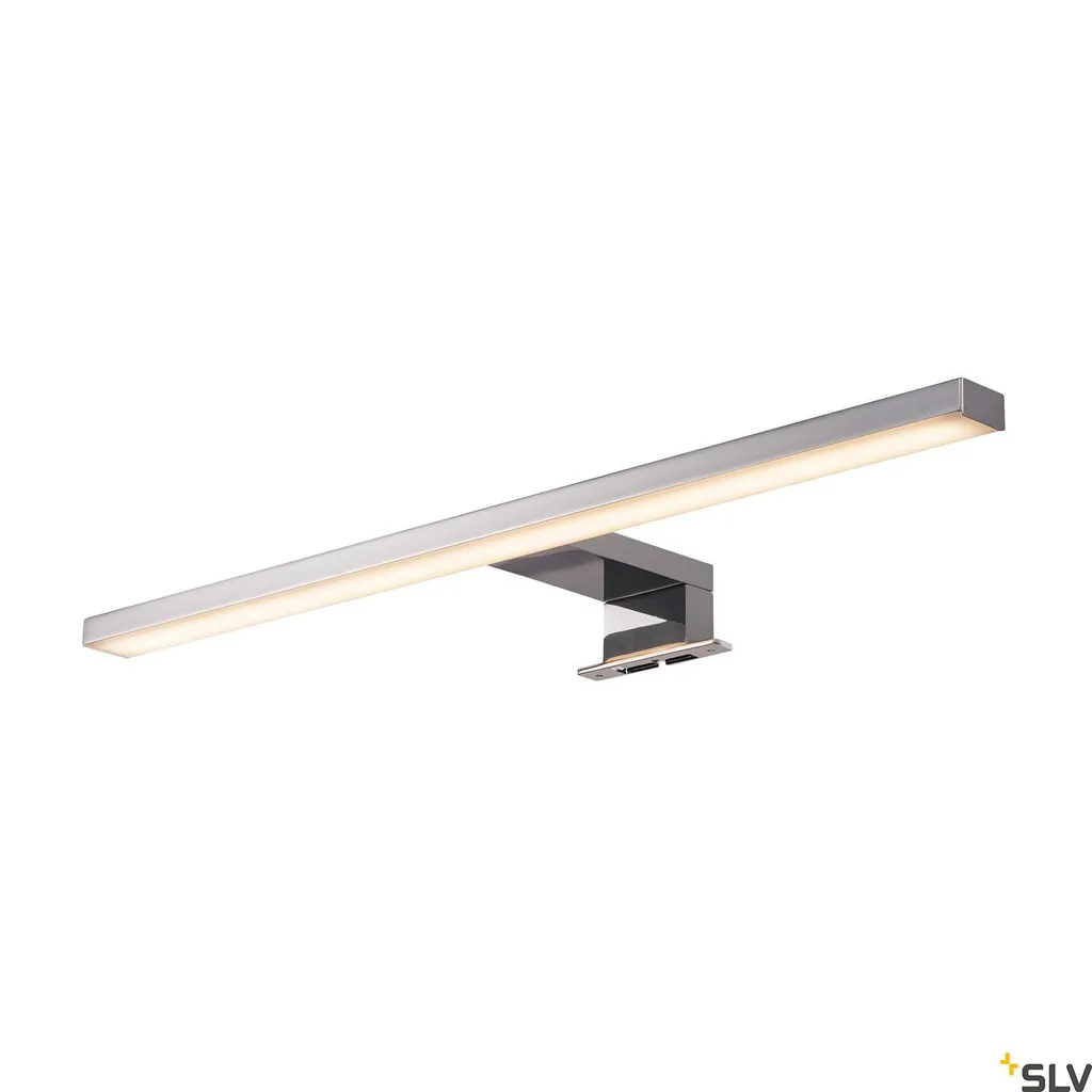 Lampe de Miroir LED Salle de Bain Chrome 50cm Dorisa Étanche IP44 8W