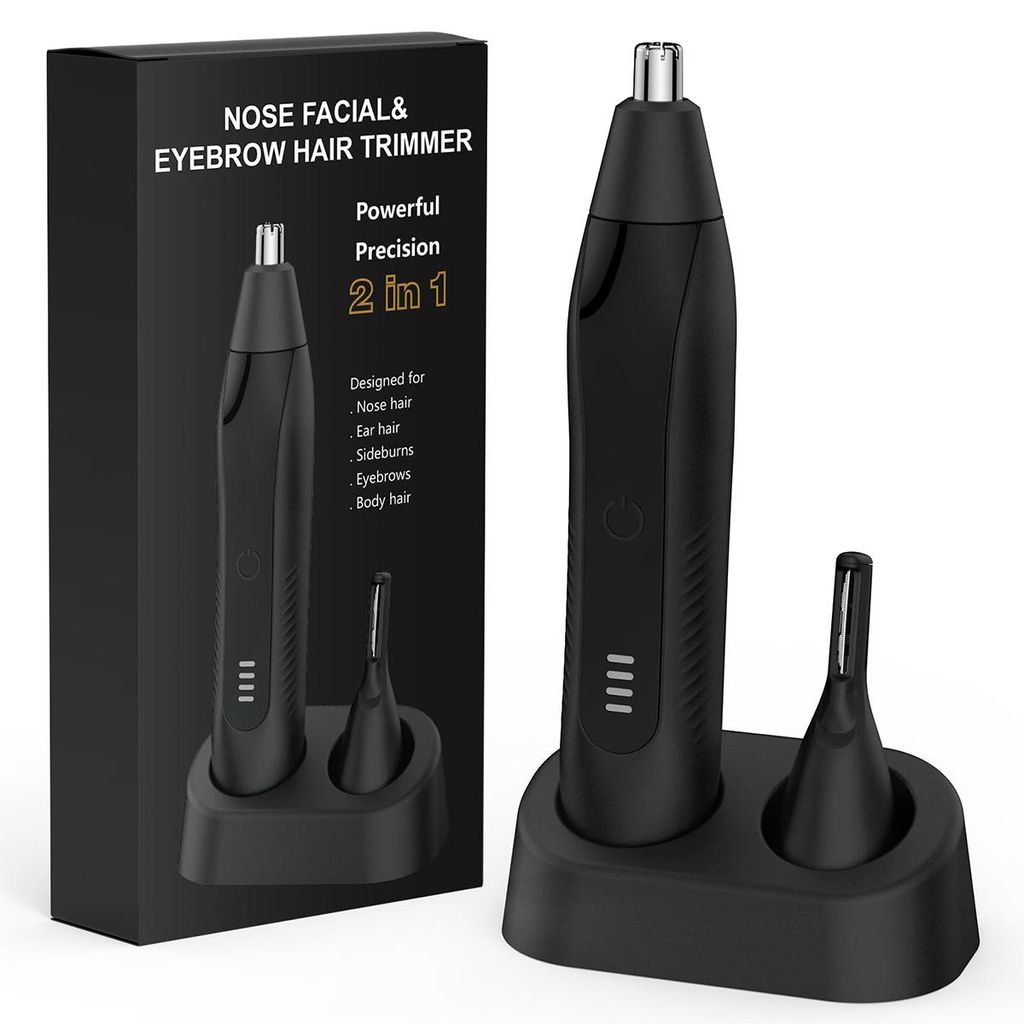 Nasenhaartrimmer 2in1, Ohr- & Augenbrauentrimmer, USB Produktbild 