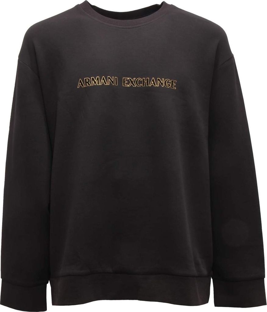 M8934 Felpa Uomo Armani Exchange Man Sweatshirt Black