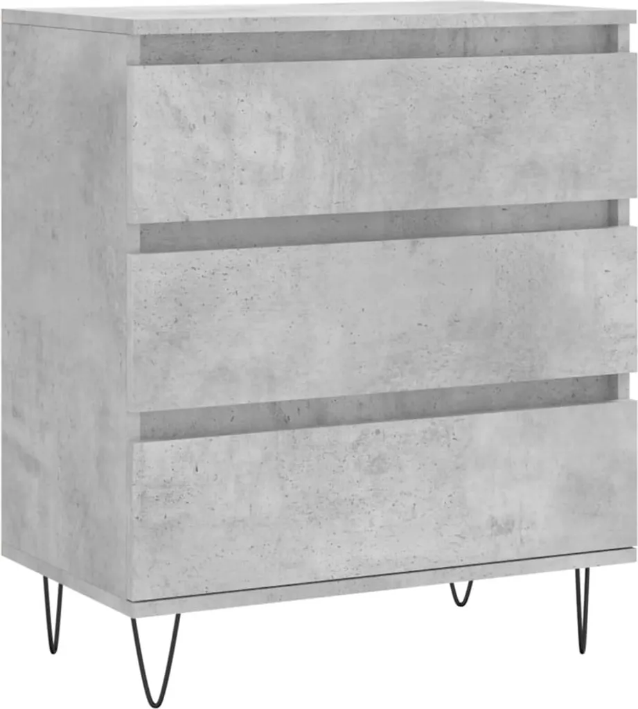 Offerta VidaXL Credenza 60x35x70 Grigio Cemento - Spazio Extra Ora - 3