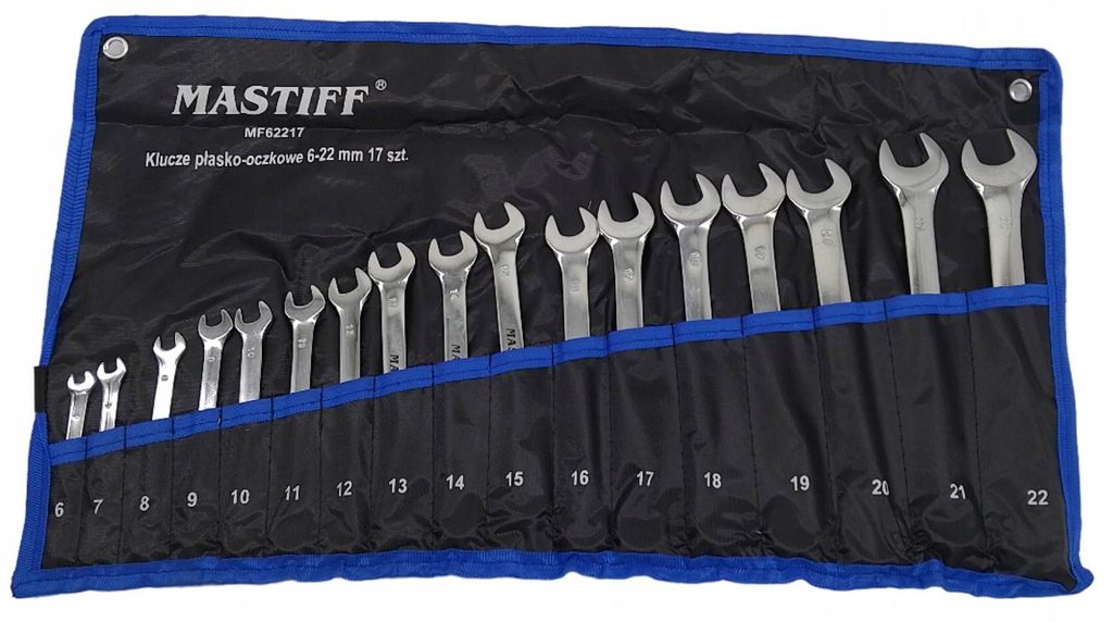 Set di chiavi combinate per officina, da 6 a 22 mm, 17 Immagine del prodotto 