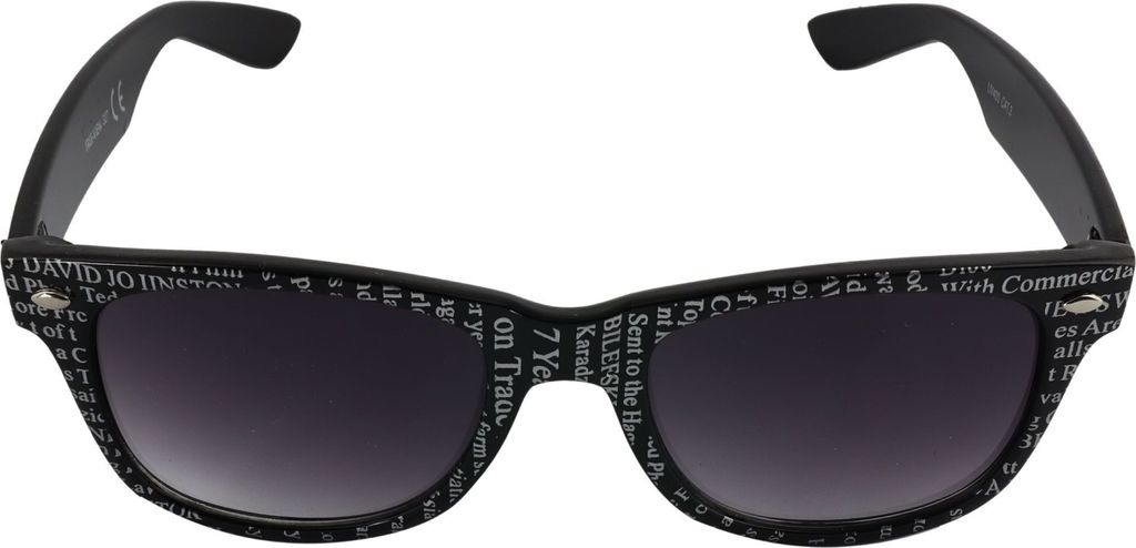 Freak Scene Sonnenbrille - M - Schrift schwarz-silber