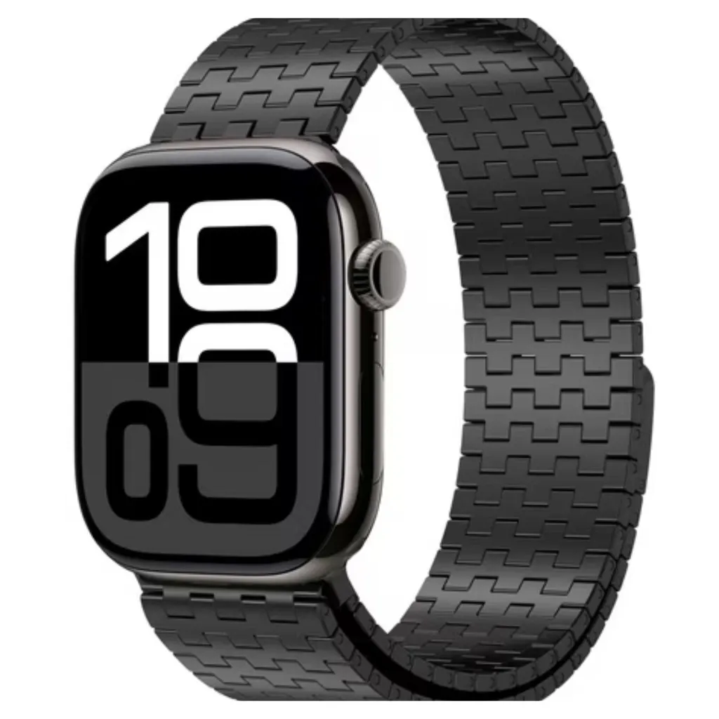 S&T Design Bracciale Smartwatch Bracciale in acciaio inox per Apple Watch Maglia magnetica Milanaise Compatibile con Apple Watch