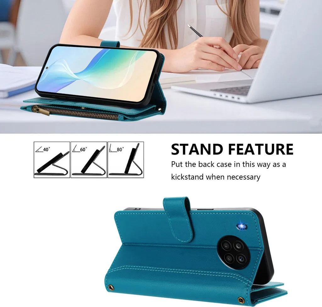 Cadorabo Custodia Libro Per Huawei NOVA PLUS – Effetto Pietra, Portafoglio Con Magnete - 3